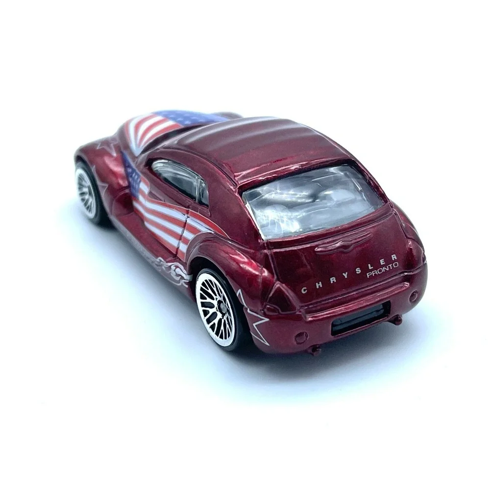 Hot Wheels Chrysler Pronto‎ Car American Flag Diecast 1/64 Collector #079 Loose